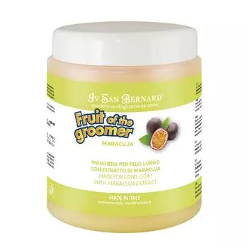 Маска Iv San Bernard Fruit of the Groomer Маракуйя восстанавливающая для длинной шерсти с протеинами 250мл