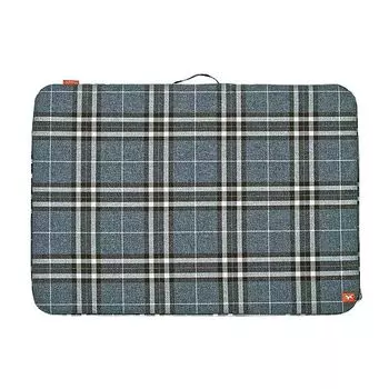 Матрас для собак HAPPY PUPPY со съемным чехлом и ручкой серый 70х50