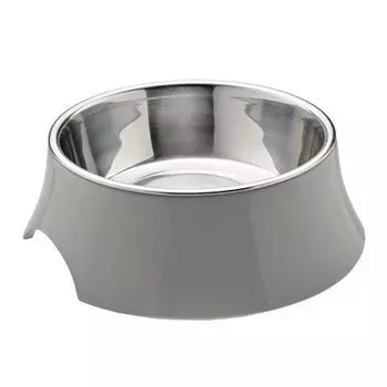 Миска для собак HUNTER меламиновая Atlanta серая 350мл