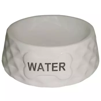 Миска для животных Foxie Diamond Water белая керамическая 15,5х15,5х5см 200мл
