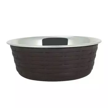 Миска для животных Foxie Woven Fusion Bowl металлическая 800мл