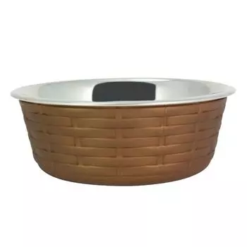 Миска для животных Foxie Woven Fusion Bowl металлическая 400мл