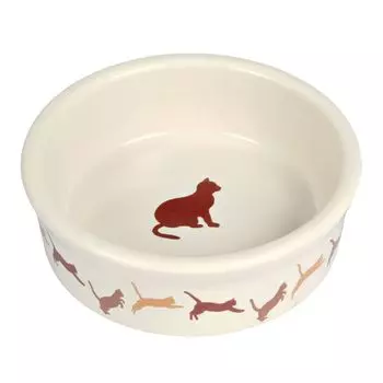 Миска TRIXIE с рисунком Кошки керамическая 250мл 11см