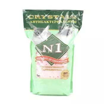 Наполнитель Наполнитель №1 для кошачьего туалета, силикагелевый, антибактериальный