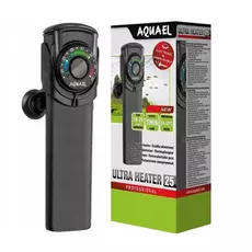 Обогреватель AQUAEL Ultra Heater UH-25W пластиковый небьющийся с электронным термостатом (10л-25л) 16,3см 1/30уп