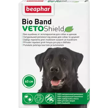 Ошейник для собак Beaphar Bio+ от блох и клещей 65см