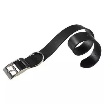 Ошейник для собак FERPLAST NATURAL BK C25/53 кожаный черный