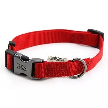 Ошейник для собак Great&amp;Small 15x300-450мм нейлон Красный