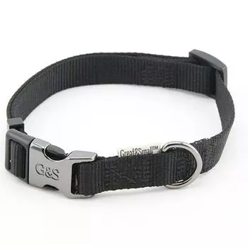 Ошейник для собак Great&amp;Small 15x300-450мм нейлон Чёрный