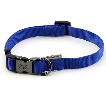 Ошейник для собак Great&amp;Small 20x350-550мм нейлон Синий