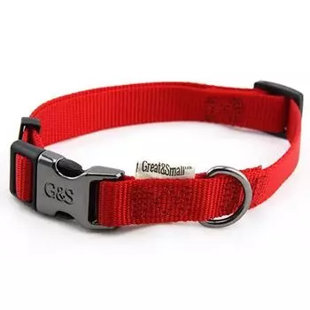 Ошейник для собак Great&amp;Small 20x350-550мм нейлон Красный