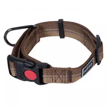 Ошейник для собак RUKKA Beam 30мм/45-70см коричневый