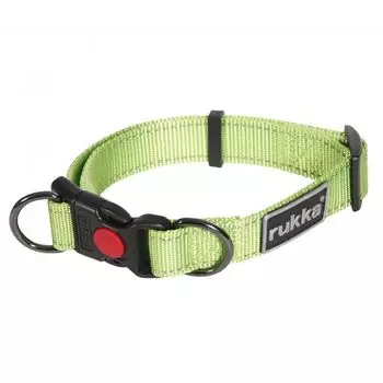 Ошейник для собак RUKKA Bliss 20мм (30-40см) зеленый
