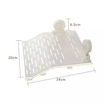 Плотик для черепах МЕЙДЖИНГ АКВАРИУМ пластиковый на присоске, 23,5х20см