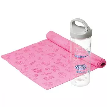 Полотенце V.I.PET Эффект впитывающее и охлаждающее (розовое) 85х33см