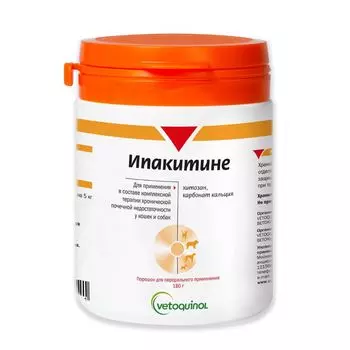 Препарат VETOQUINOL Ипакитине При хронической почечной недостаточности у собак и кошек 180г