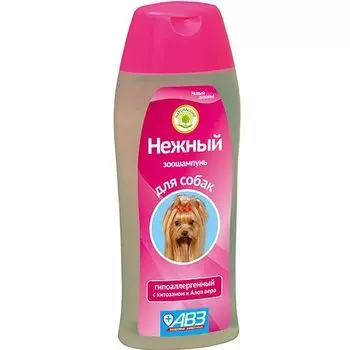 Шампунь для собак АВЗ Нежный гипоаллергенный с хитозаном и алоэ вера 270мл