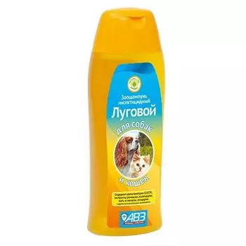 Шампунь для собак и кошек АВЗ Луговой инсектицидный 270мл