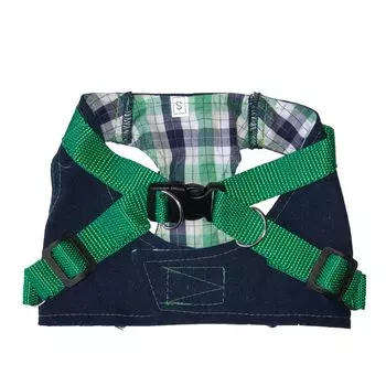 Шлейка для собак ДОГ МАСТЕР джинсовая размер XL 28см