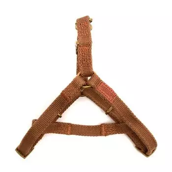 Шлейка для собак Great&amp;Small Canvas 25мм (обхват 65-85см) коричневая