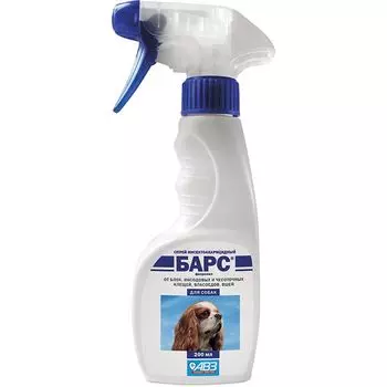 Спрей АВЗ БАРС инсектоакарицидный для собак 200мл