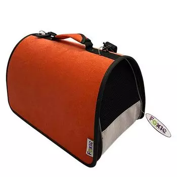 Сумка-переноска для животных Foxie Colour 44х27х27см оранжевая