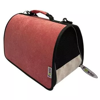 Сумка-переноска для животных Foxie Colour 44х27х27см розовая