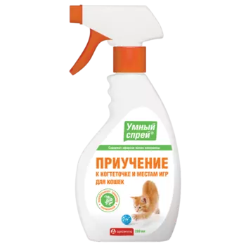 Умный спрей Apicenna Приучение кошек к когтеточке и местам для игр 200мл