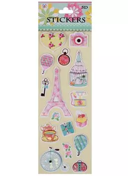 3D наклейки Париж 3, 2510-10