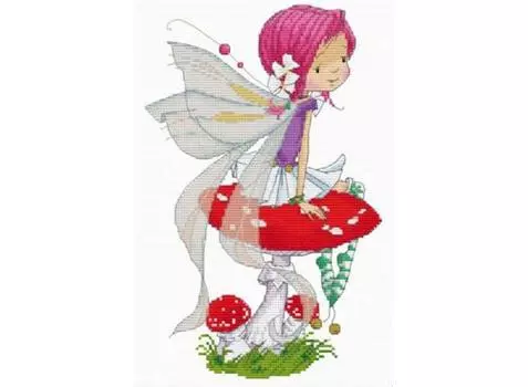 904-14 Феечка на мухоморе