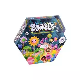 Абстрактный конструктор "Глюкосад". Набор для лепки из различных текстур. Большой набор