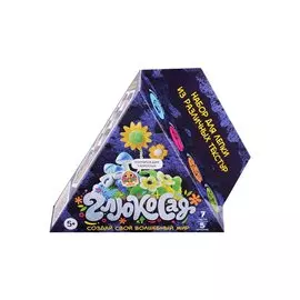 Абстрактный конструктор "Глюкосад". Набор для лепки из различных текстур. Средний синий набор