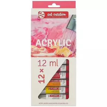 Акриловые краски «Art Creation», 12 цветов