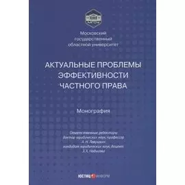Актуальные проблемы эффективности частного права монография