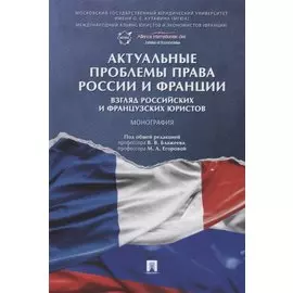Актуальные проблемы права России и Франции: взгляд российских и французских юристов. Монография