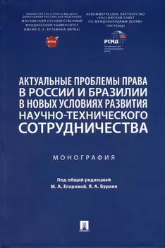 Актуальные проблемы права в России и Бразилии в новых условиях развития научно-технического сотрудничества. Монография