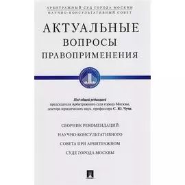 Актуальные вопросы правоприменения. Сборник рекомендаций Научно-консультативного совета при Арбитражном суде