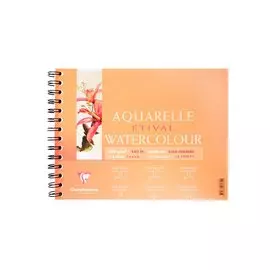 Альбом для акварели 180*240 12л "Etival" гребень, 300г/м2, Clairefontaine