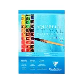Альбом для акварели А4 10л "Etival" склейка, 200г/м2, Clairefontaine