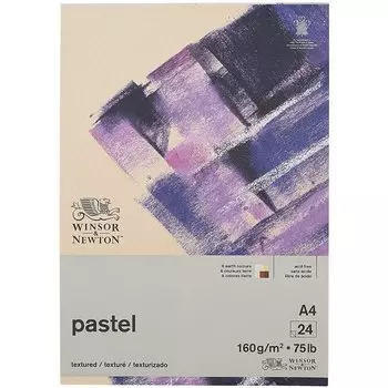 Альбом для пастели, карандаша, угля А4 6цв 24л, коричневые оттенки, Winsor&amp;Newton