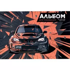 Альбом для рисования Феникс+, "Драйв", А4, 12 листов