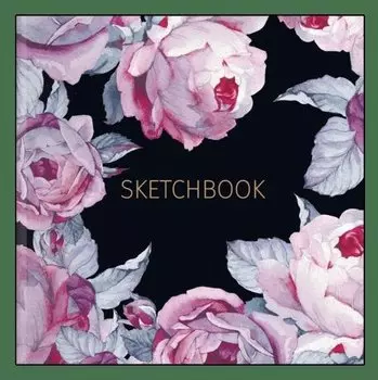 Альбом для рисования (170*170) 40л. Be Smart Bloom мягкий переплет, розовый, склейка 120 г/м2