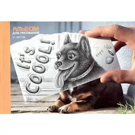 Альбом для рисования Listoff, It s cool!, А4, 30 листов, на склейке