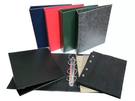 Альбом для значков 230*270 мм, бумвинил, с листами для значков на ткани