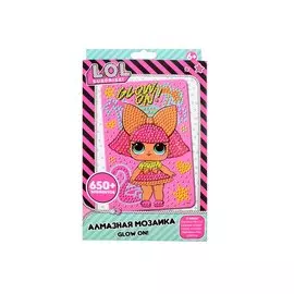 Алмазная мозаика LOL Glow on (10х15) (стилус, тарелочка, мольберт) (LA0008)