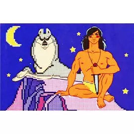 Алмазная мозаика на картоне "Маугли", 20 х 30 см