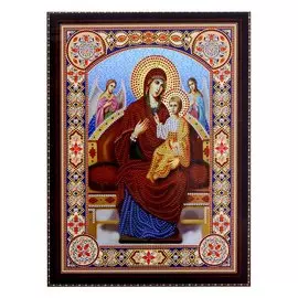 Алмазная мозаика "Божья Матерь Всецарица", 30х40