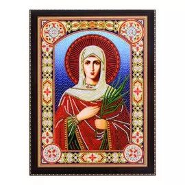 Алмазная мозаика "Икона Святой Мученицы Татьяны", 30х40