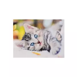 Алмазная мозаика "Милый котёнок", 30 х 40 см