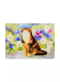 Алмазная мозаика "Русская коллекция Котинова Г. Дачник", 30 х 40 см